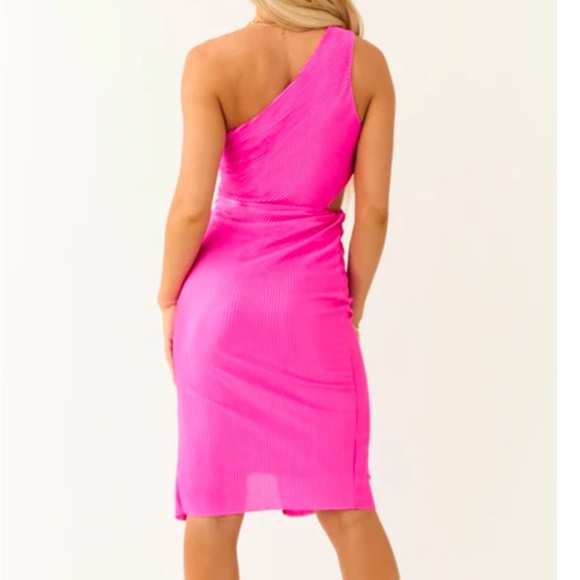 GRACE KARIN Cocktail One Shoulder Dress Pencil Wedding Guest Dress Sz S Women - Picture 3 of 6